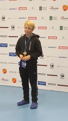 U12 +42kg sarjassa Laurille pronssia. Voittaja Sami Järvenpää, hopeaa Eetu Perta.