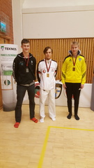 KUMITE POJAT U18 -68KG
1. Miska Salonen
2. Eetu Tuovinen
3. Rasmus Kiiskinen