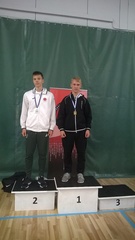 Miikka Kultaa kadettien -70kiloisten sarjasta, Johannes Korpela Hopea ja Rasmus Kiiskinen pronssi (puuttuu kuvasta)